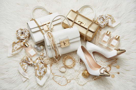 Luxury Products Pile Background